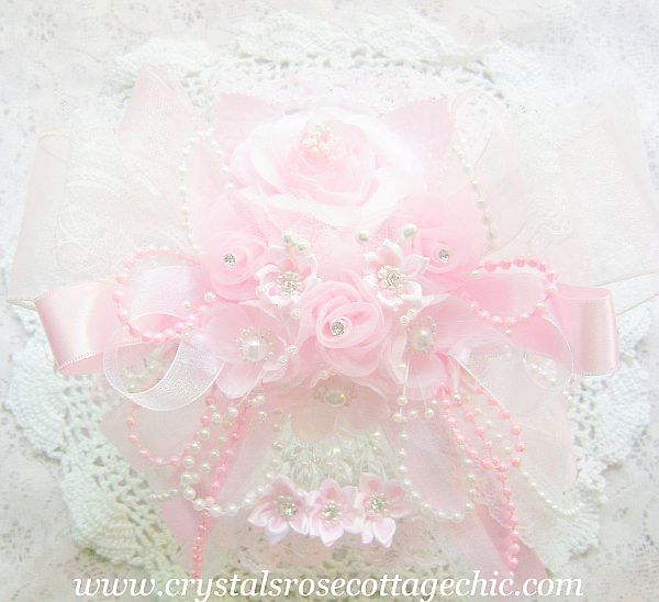 Chic Pink Decadence Embellished Candy/Trinket Dish