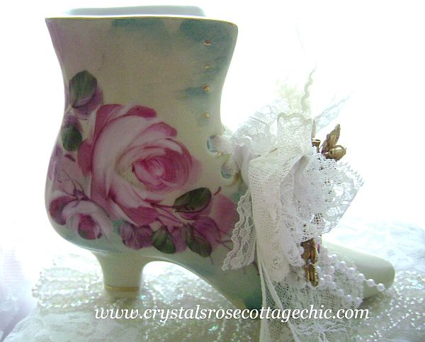 Limoges China Victorian Shoe