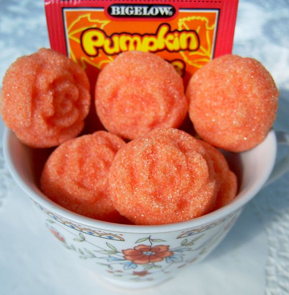 Lovely Orange Rose Sucre Moule (Molded Sugars)