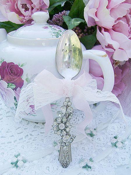 Romantic Vintage Teaspoons
