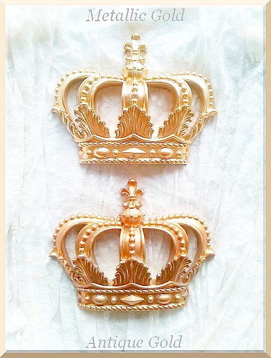 Crown Ornament..Color Choices..Free Shipping