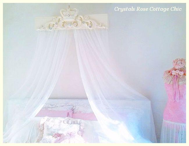 Bella Chic Bed Crown Teester 34" ..Color Options