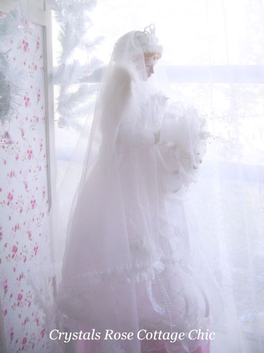 Winter White Bridal Angel 26 Inch