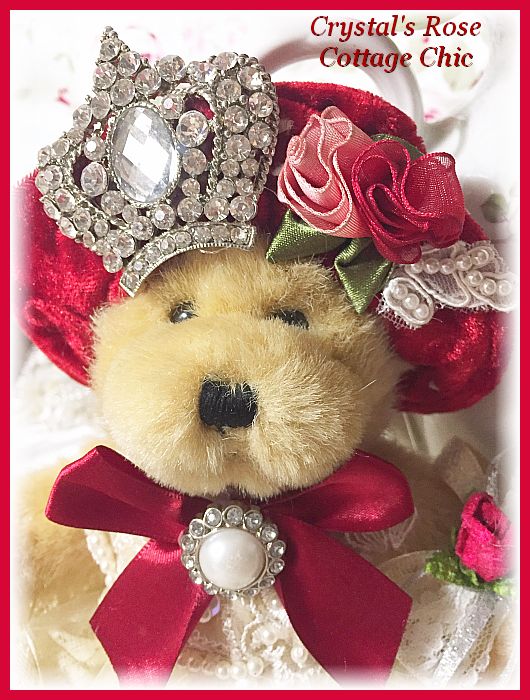 Christmas Princess Bear with Ornament Set
