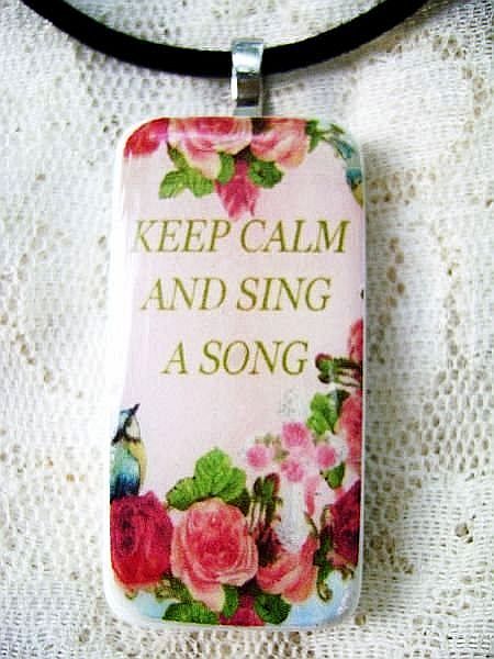 Chic Pink,Romantic Rose, Cross,Sing a Song Pendant
