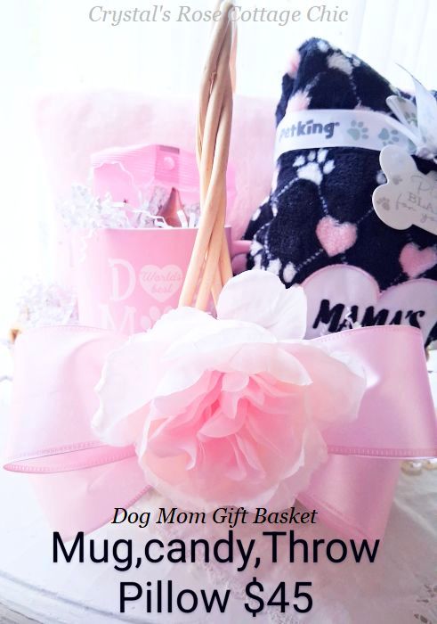 Dog Mom Gift Basket and Frame