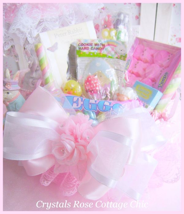 Pink Easter Gift Basket