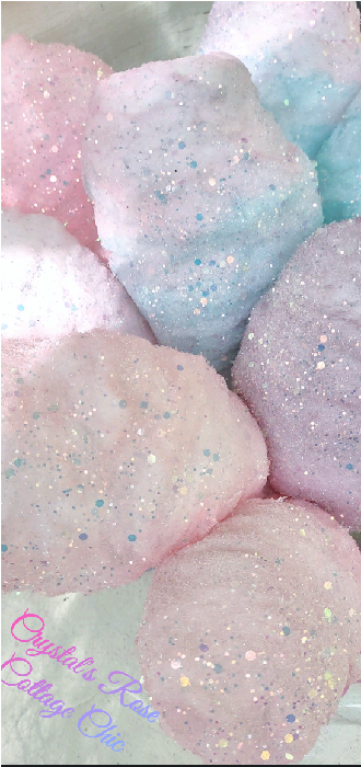 Pretty Pastel Fake Cottoncandy Candyland...Free Shipping