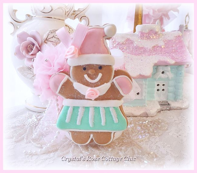 Sweet Gingerbread Girl LED Candle..Free Shipping