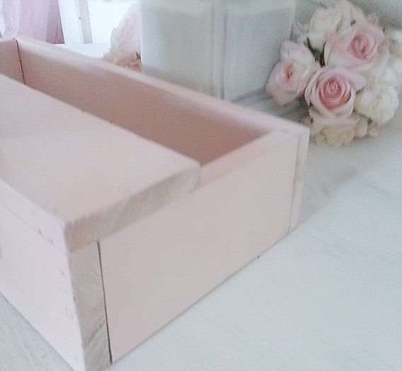 French Champagne Distressed Pink Rose Bed Crown Teester