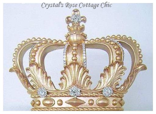 Golden Glam Wall / Bed Crown...Color Choices