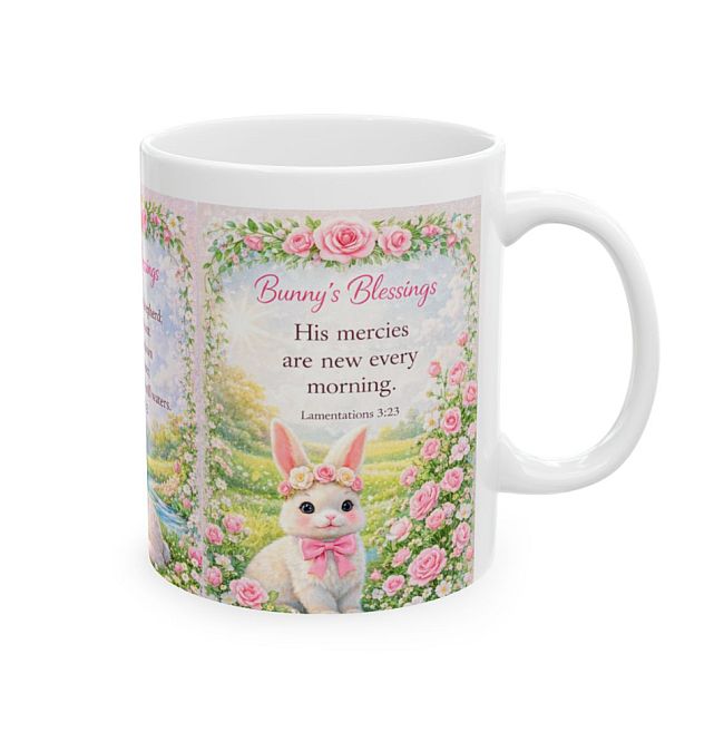 Bunny's Blessings Scripture Prayer Mug