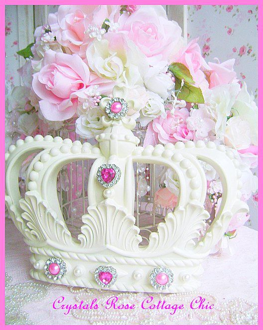 French Ivory Fleur de Lis Bed Crown Canopy Set Embellished..Color Choices