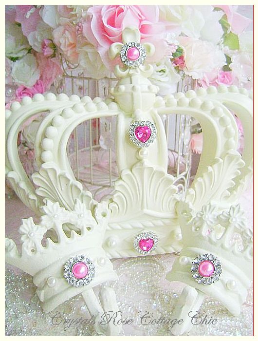 French Ivory Fleur de Lis Bed Crown Canopy Set Embellished..Color Choices