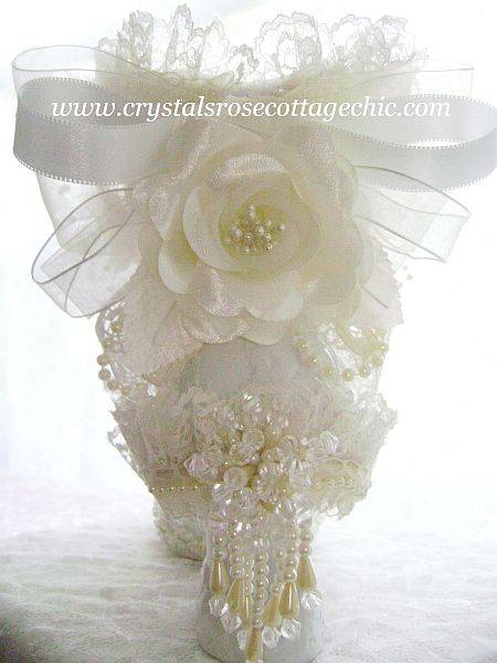 Ivory and White Victorian Boot
