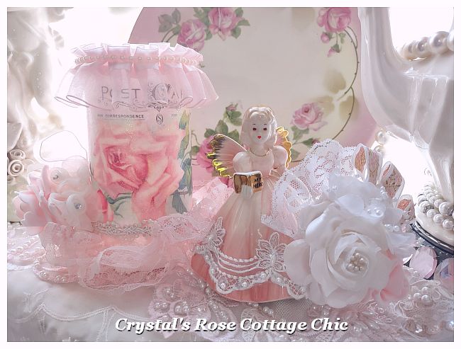 Sweet Embellished Angel Girl Josef Figurine..FREE Shipping
