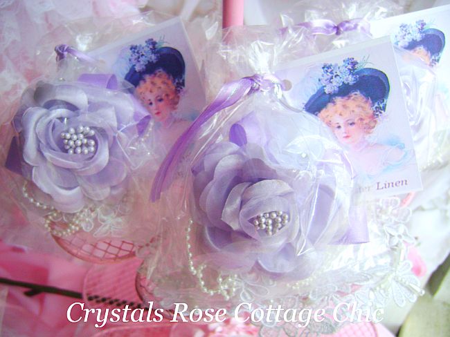 Lavender Rose Embellished Soap