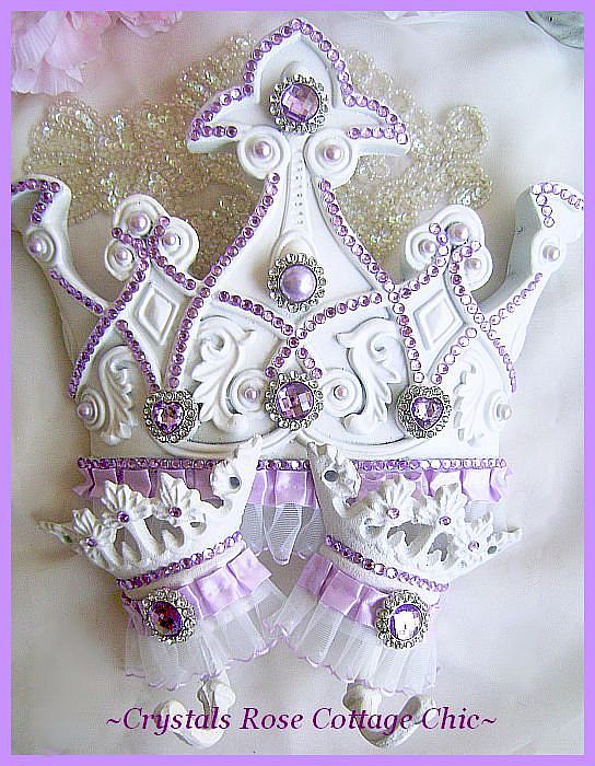 Lilac Princess Bed Crown Canopy Set