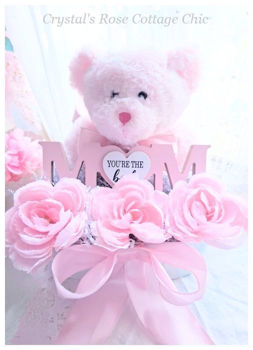 "Mom You are The Best" Pink Mother's Day Bear Gift Set