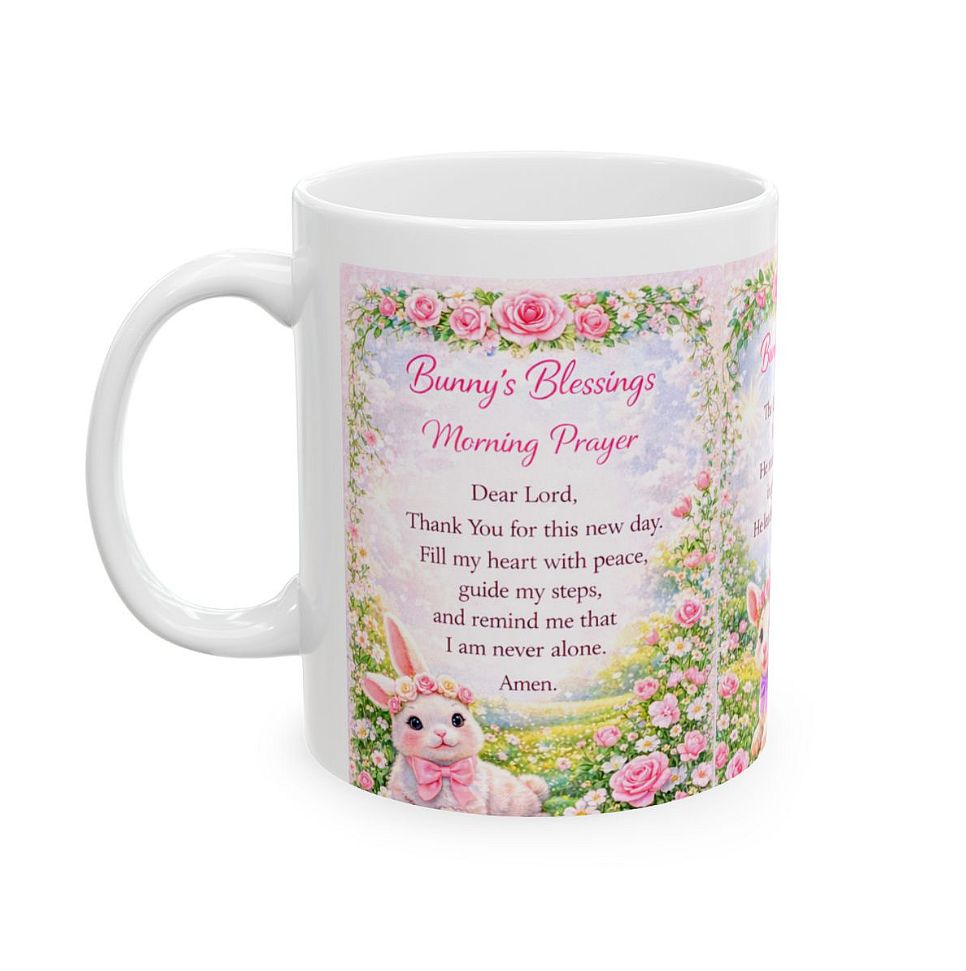 Bunny's Blessings Scripture Prayer Mug