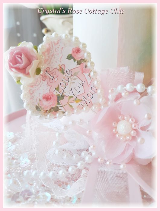 BOGO "I Love You Mom" LED Candle..Free ship..Restocked