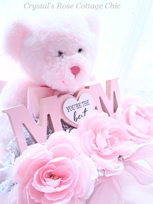 "Mom You are The Best" Pink Mother's Day Bear Gift Set