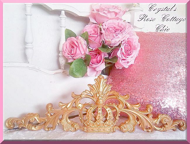 Ornate Crown Applique / Pediment...Paint Color & Finish Choices