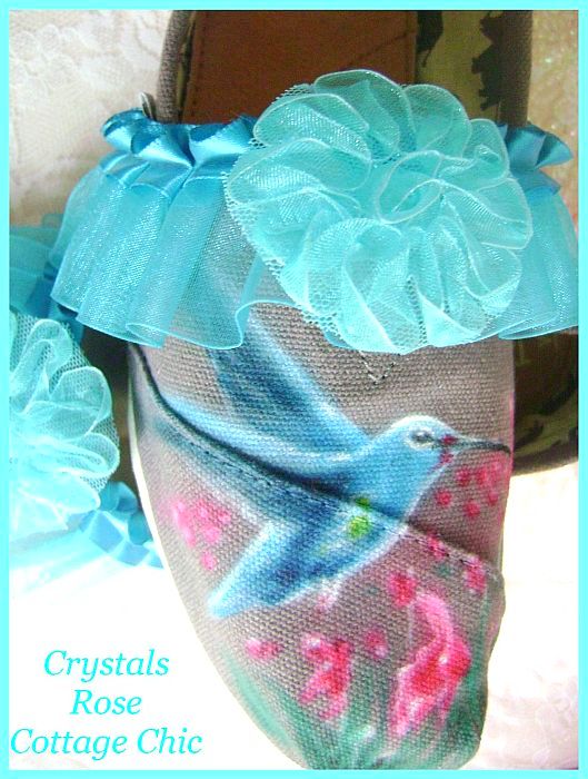 Humming Bird Toms Tiffany Blue and Aqua