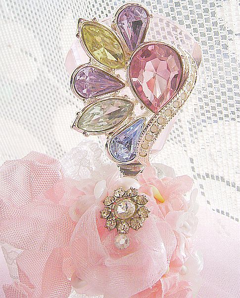 Petite Pastel Bejeweled Perfume Bottled