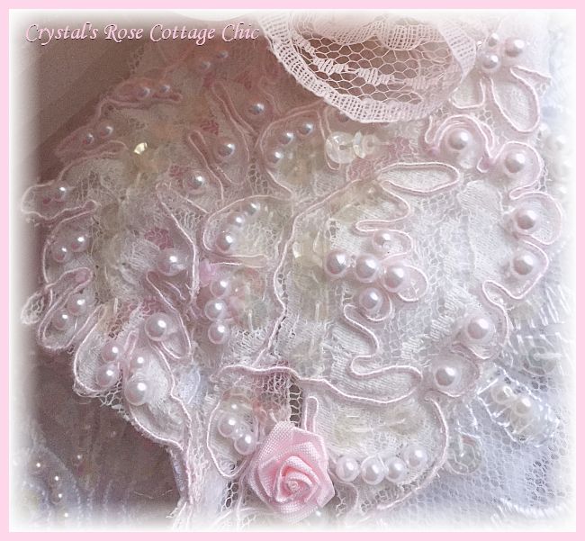 Pink Lace Wings Angel Tree Topper, 16 Inch