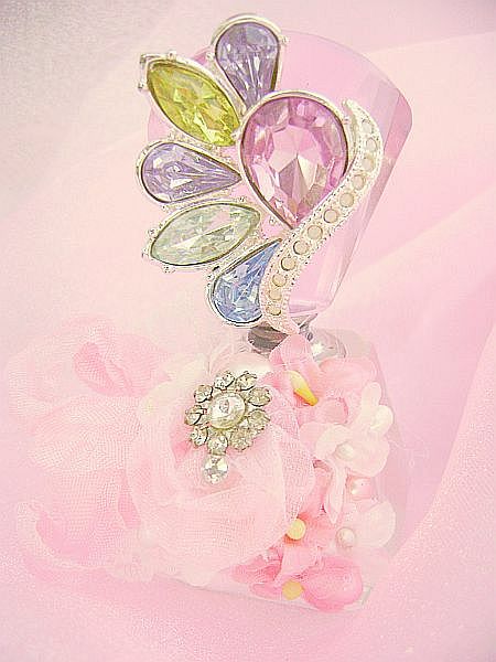 Petite Pastel Bejeweled Perfume Bottled