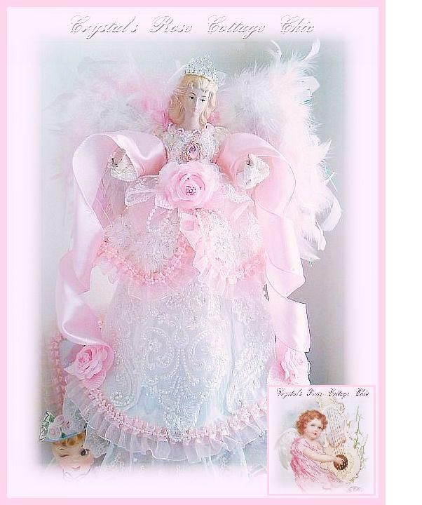 Pink Princess Angel Tree Topper