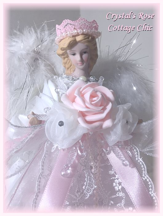 Pink Princess Snowflake Angel...Restocked