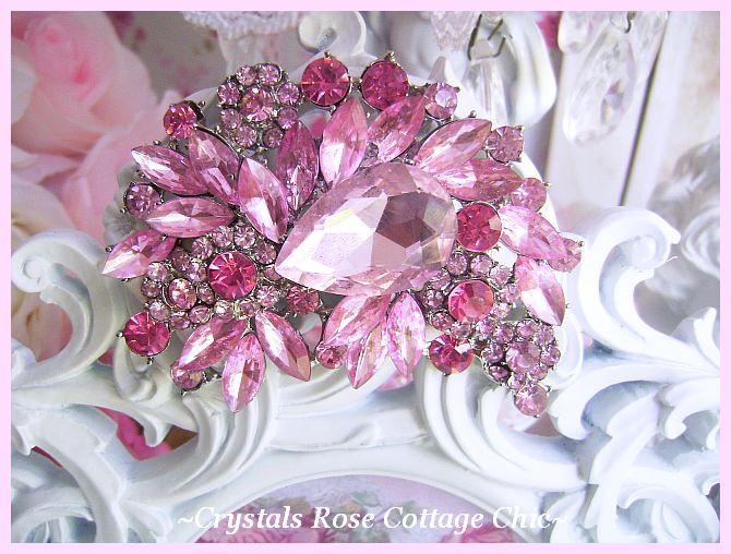 Pink Crystal Bejeweled Frame