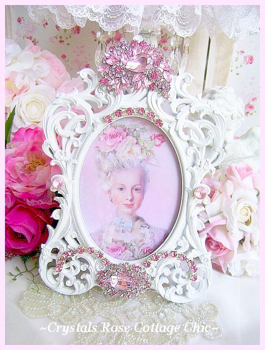 Pink Crystal Bejeweled Decadence Frame