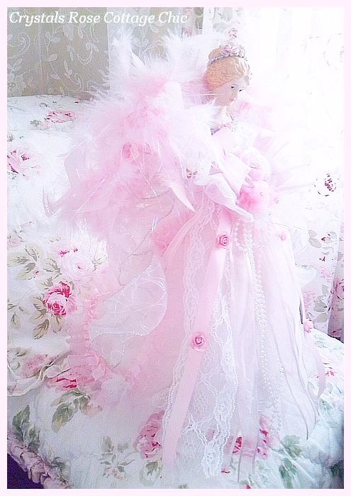 Pink Princess Angel Tree Topper