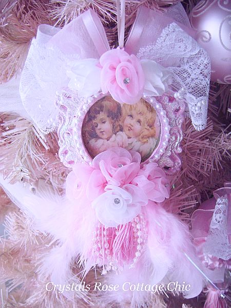 Vintage Victorian Cherub Ornament