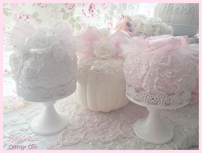 White Bridal  Lace Pumpkin