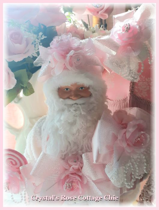 Pink Rose Candyland Santa...Last One