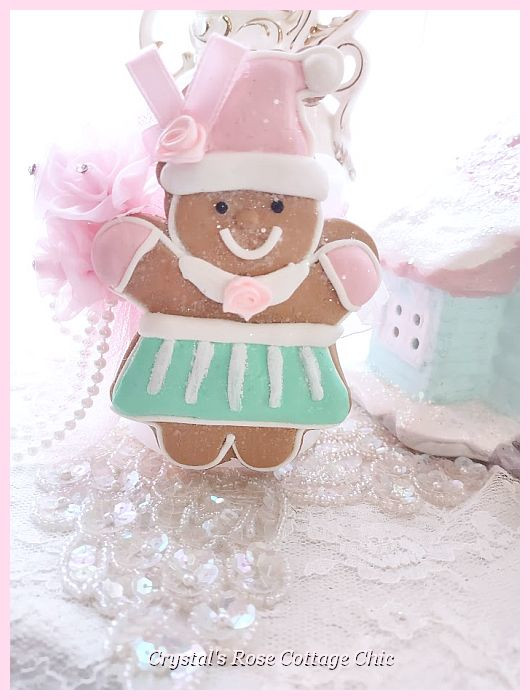 Sweet Gingerbread Girl LED Candle..Free Shipping