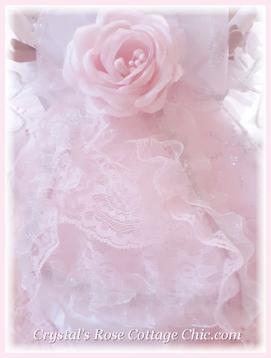 Pink Lace Ruffles Princess Angel Tree Topper...2nd Half Payment