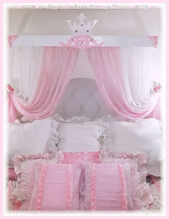 60" Bed Crown Canopy Teester...Color Options..Free Shipping