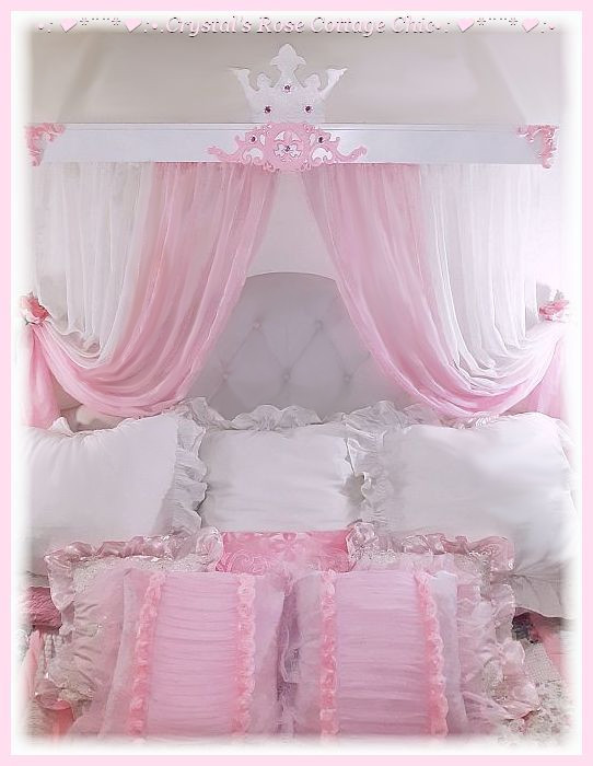 60" Bed Crown Canopy Teester...Color Options