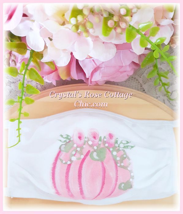 Pumpkin Face Mask....Adult or Child Sizes...Free Shipping