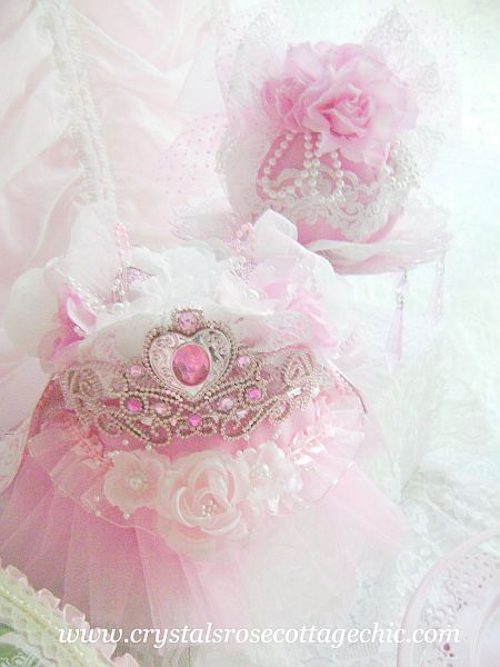 Pink Princess Tutu Crown Pumpkin Decor