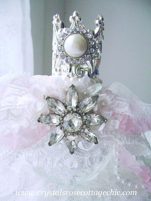 Bejeweled Crown Perfume Bottle