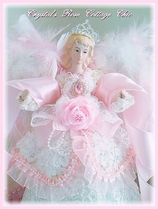 Pink Princess Angel Tree Topper
