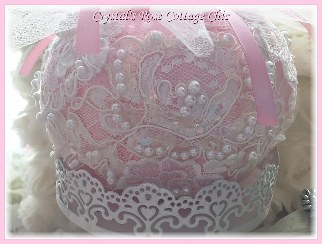 Romantic Lace Pink Pumpkin