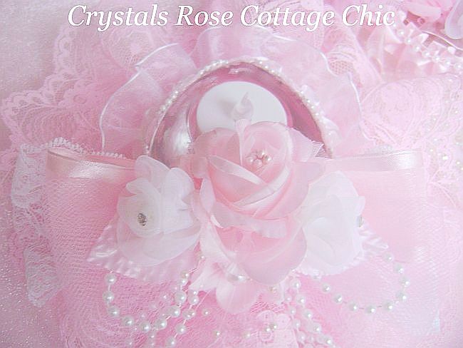Romantic Pink Heart Tealight Candle Holders