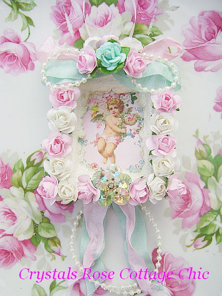 Romancing Vintage Roses and Cherub